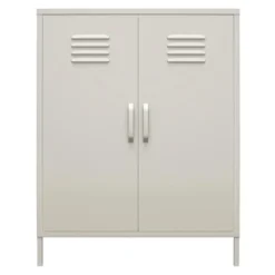 Bradford - Wandkast met 1 taupe metalen deur
