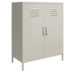 Bradford - Wandkast met 1 taupe metalen deur