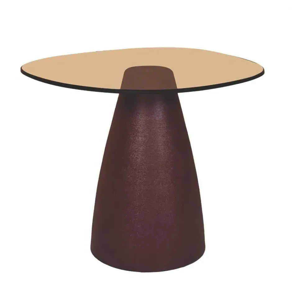 Brix - Bijzettafel - Brix Mylon Burgundy 50cm - Bruin