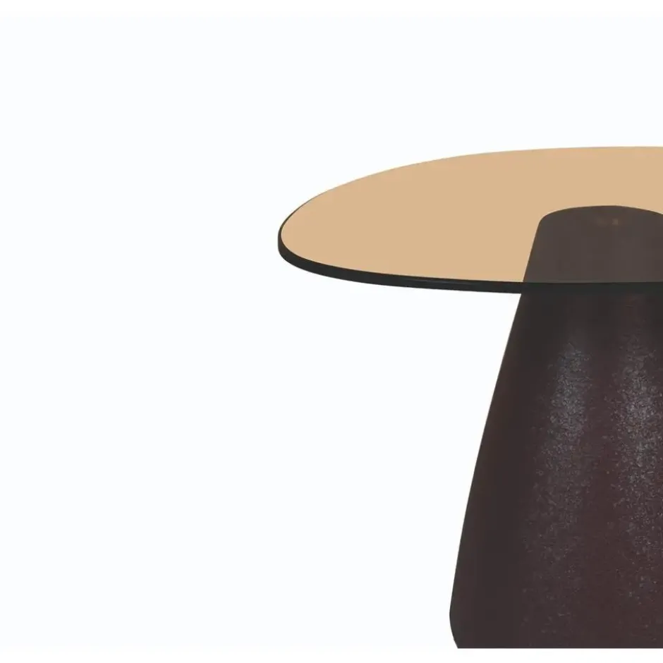 Brix - Bijzettafel - Brix Mylon Brown 50cm - Bruin