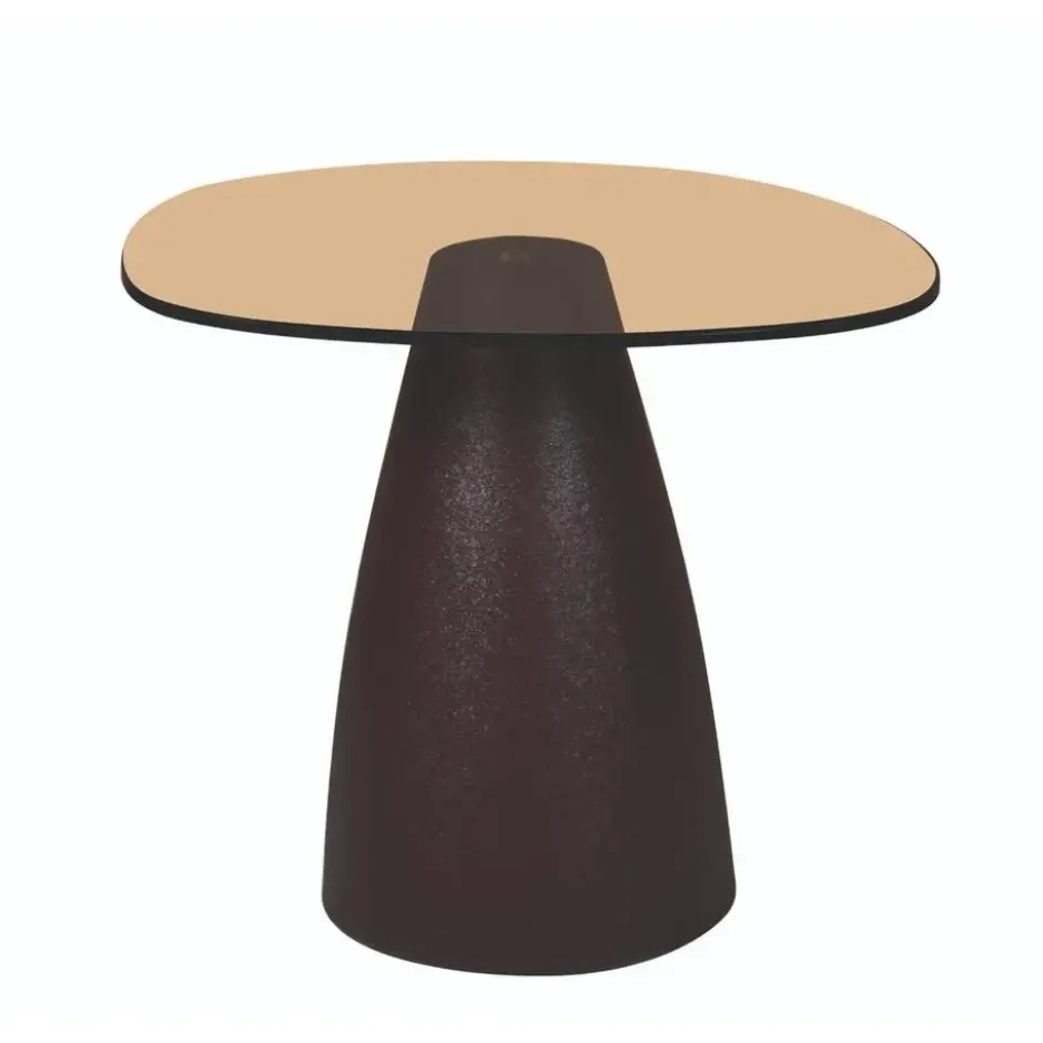 Brix - Bijzettafel - Brix Mylon Brown 50cm - Bruin