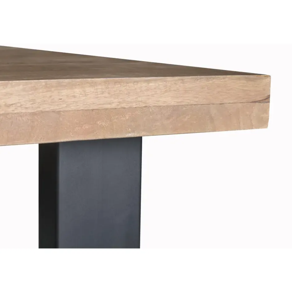 Brix - Bruine Eetkamertafel - Mangohout - 160x90 cm
