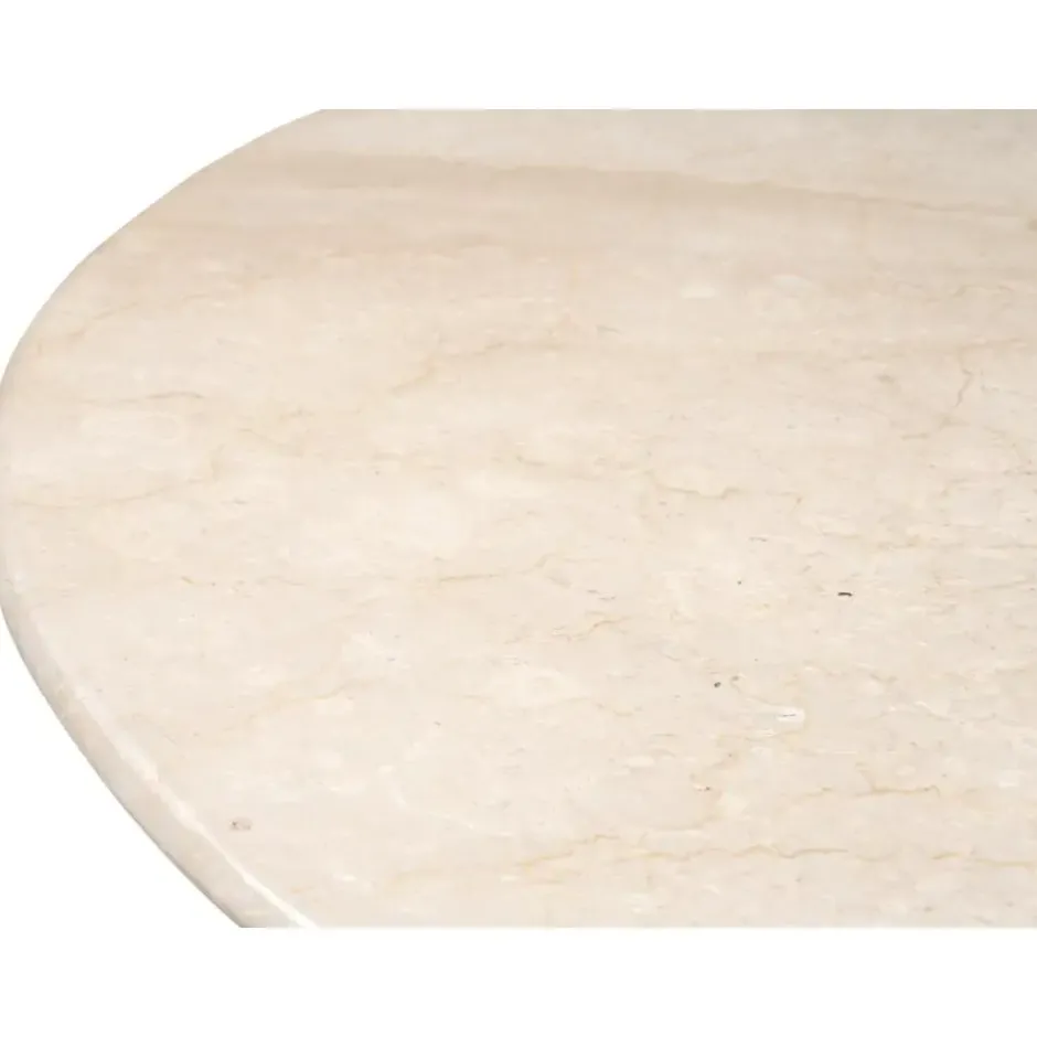 Brix - Eetkamertafel - Brix Bottecino Rond 130cm - Beige