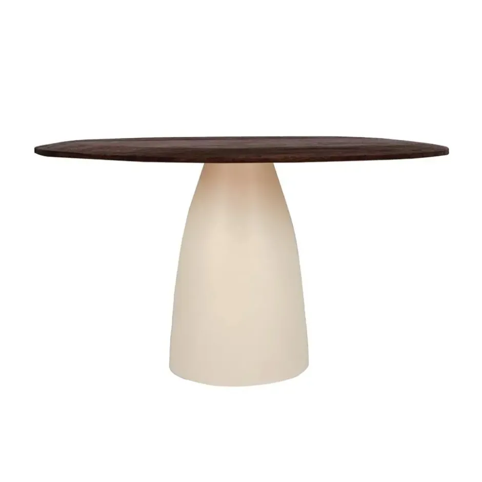 Brix - Eetkamertafel - Brix Marron 140 cm - Beige