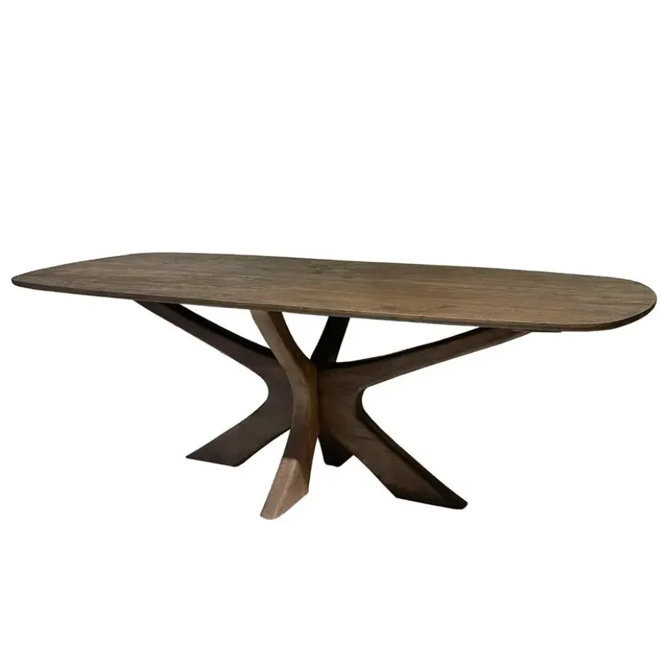 Brix - Eetkamertafel Montreaux - Bruin - Mangohout - 220 cm