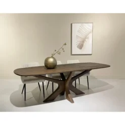 Brix - Eetkamertafel Montreaux - Bruin - Mangohout - 250 cm