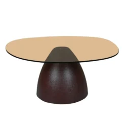 Brix - Salontafel - Brix Mylon Brown 86cm - Bruin