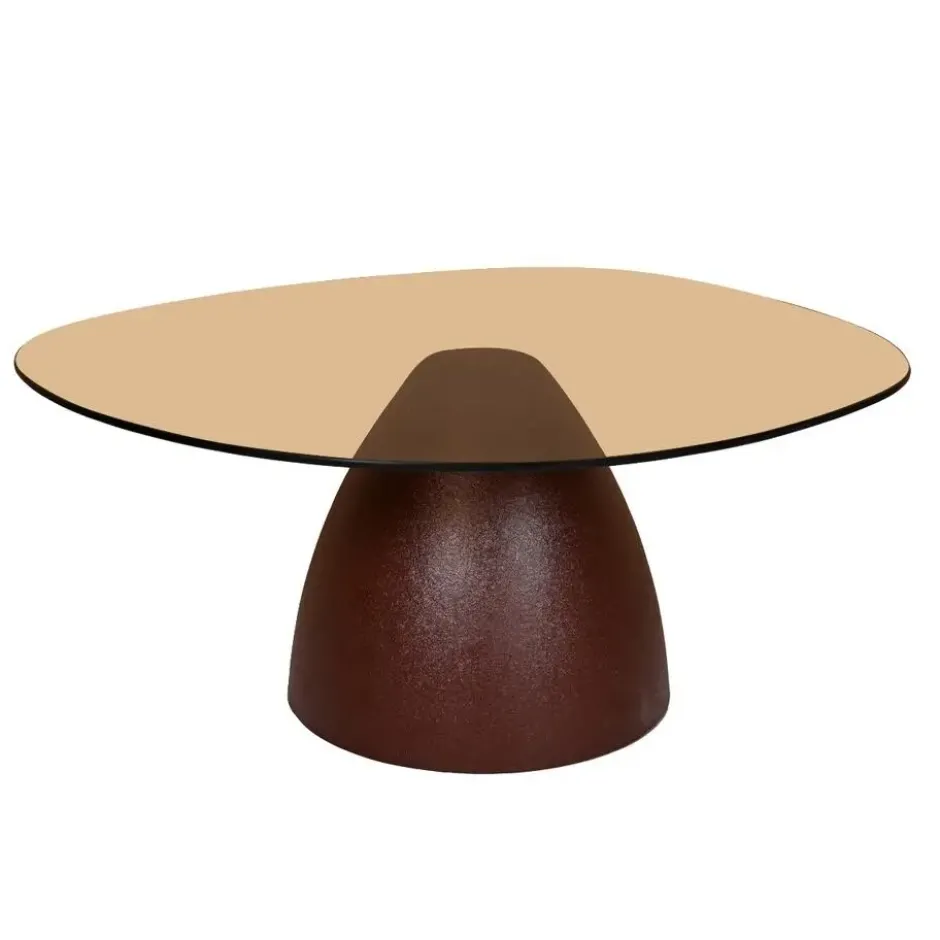 Brix - Salontafel - Brix Mylon Burgundy 86cm - Bruin