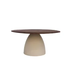 Brix - Salontafel Marron - Beige - Mangohout - 86 cm
