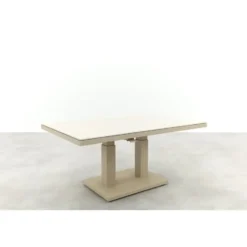 Brooklyn up& down verstelbare tuintafel 140x85 cm. - Latte