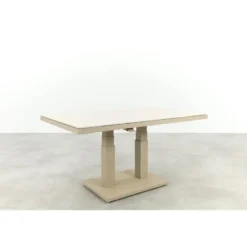 Brooklyn up& down verstelbare tuintafel 140x85 cm. - Latte