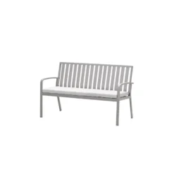 Bruno parkbank - aluminium - taupe - valley sand