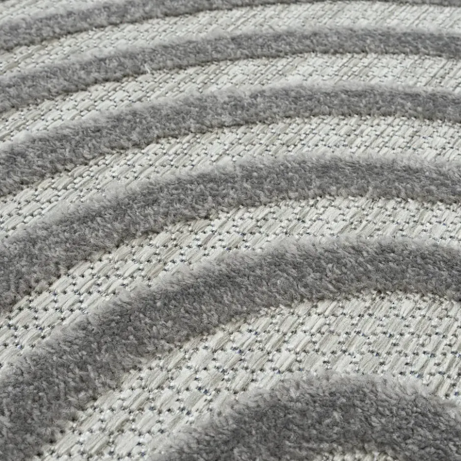 Buitenkleed Berlin Japandi Grijs - 160x230 CM