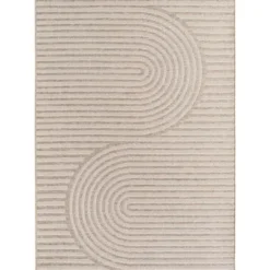 Buitenkleed Desert Japandi Beige - 140x200 CM