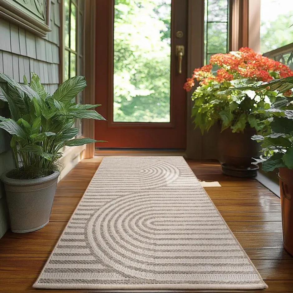 Buitenkleed Desert Japandi Beige - 140x200 CM