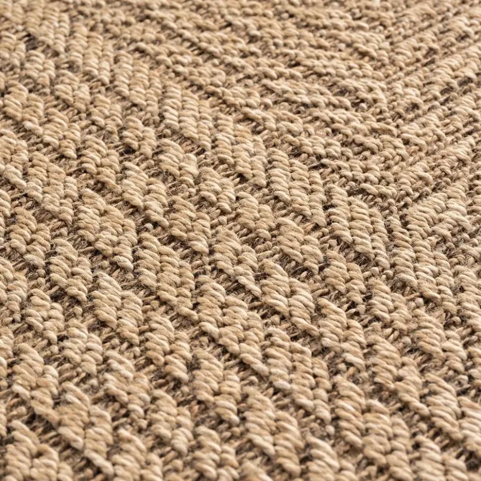 Buitenkleed Rond Timber Jute Beige - 200 CM Ø