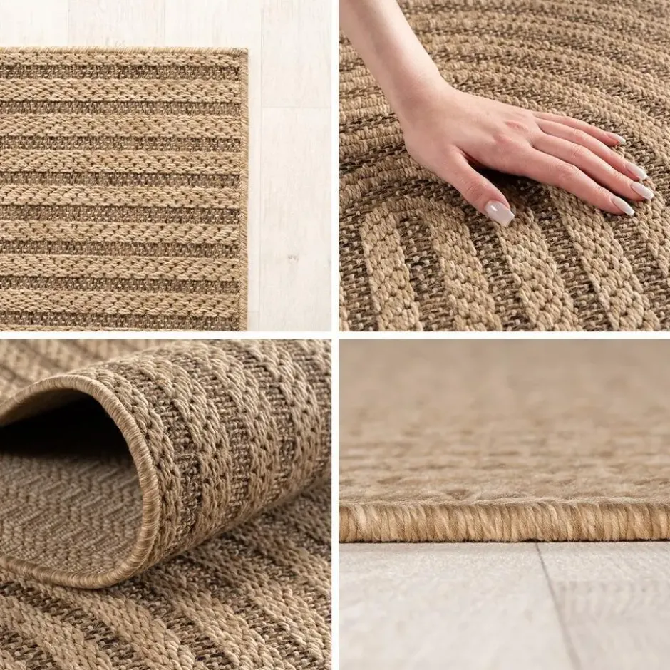 Buitenkleed Timber Japandi Jute Beige - 240x340 CM