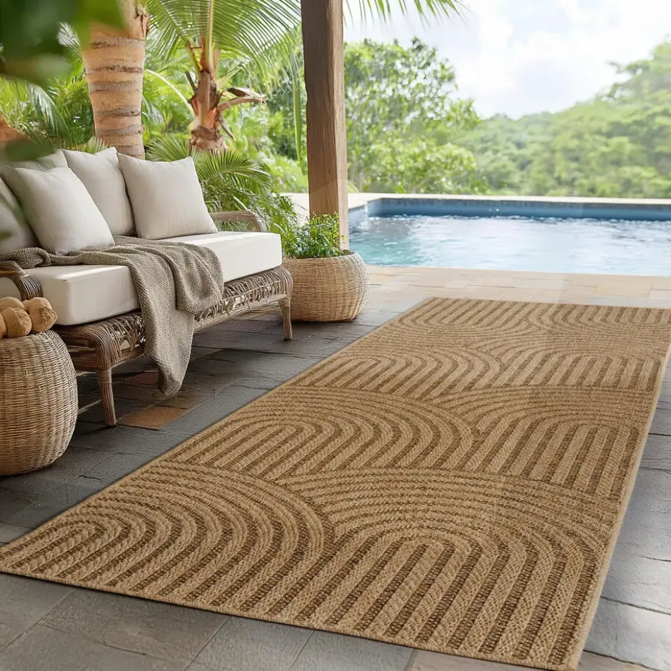 Buitenkleed Timber Japandi Jute Beige - 200x290 CM