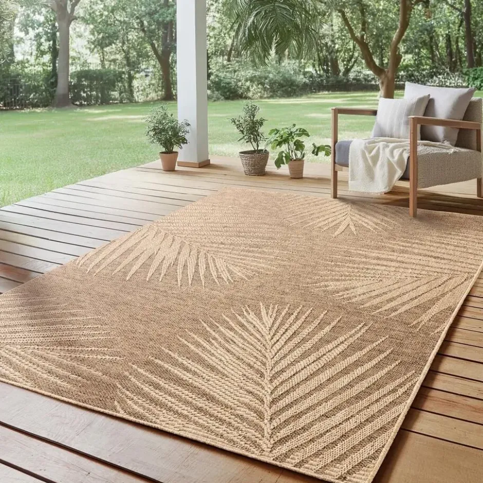 Buitenkleed Timber Jute Bruin - 160x230 CM