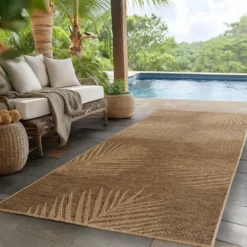 Buitenkleed Timber Jute Bruin - 160x230 CM