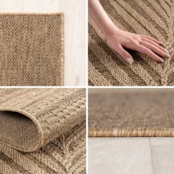 Buitenkleed Timber Jute Bruin - 240x340 CM