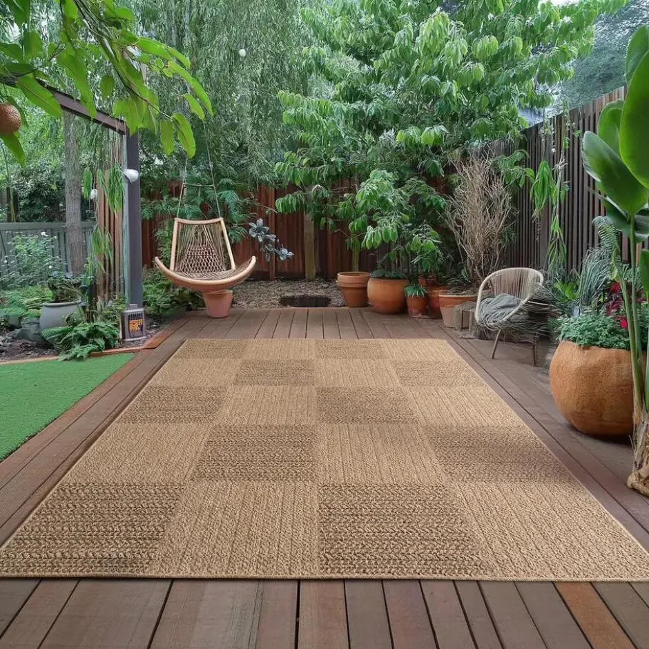 Buitenkleed Timber Lorium Jute Beige - 240x340 CM