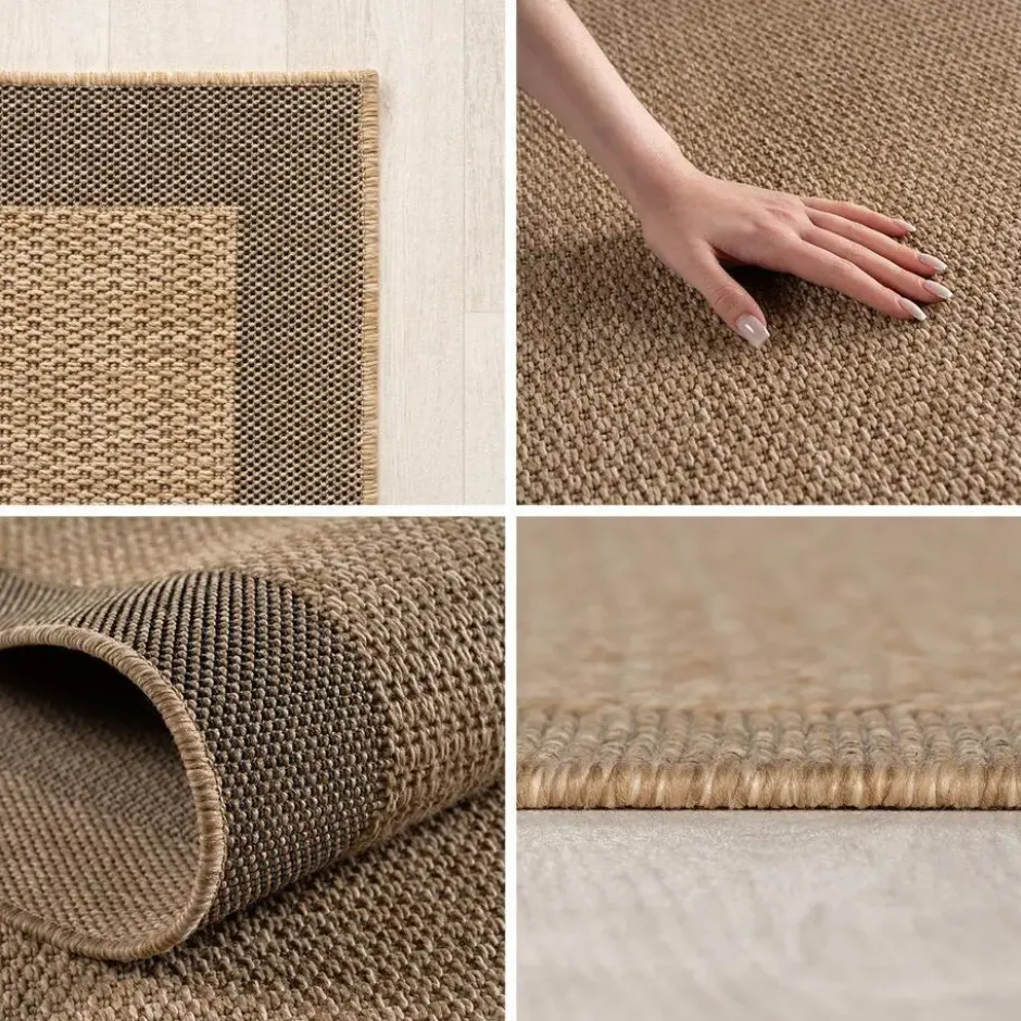 Buitenkleed Timber Solid Jute Beige - 160x230 CM