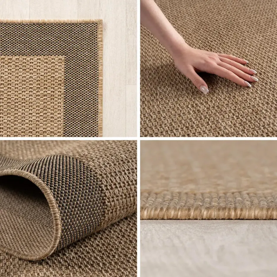 Buitenkleed Timber Solid Jute Beige - 200x290 CM