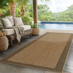Buitenkleed Timber Solid Jute Beige - 200x290 CM