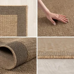 Buitenkleed Timber Solid Jute Beige - 240x340 CM