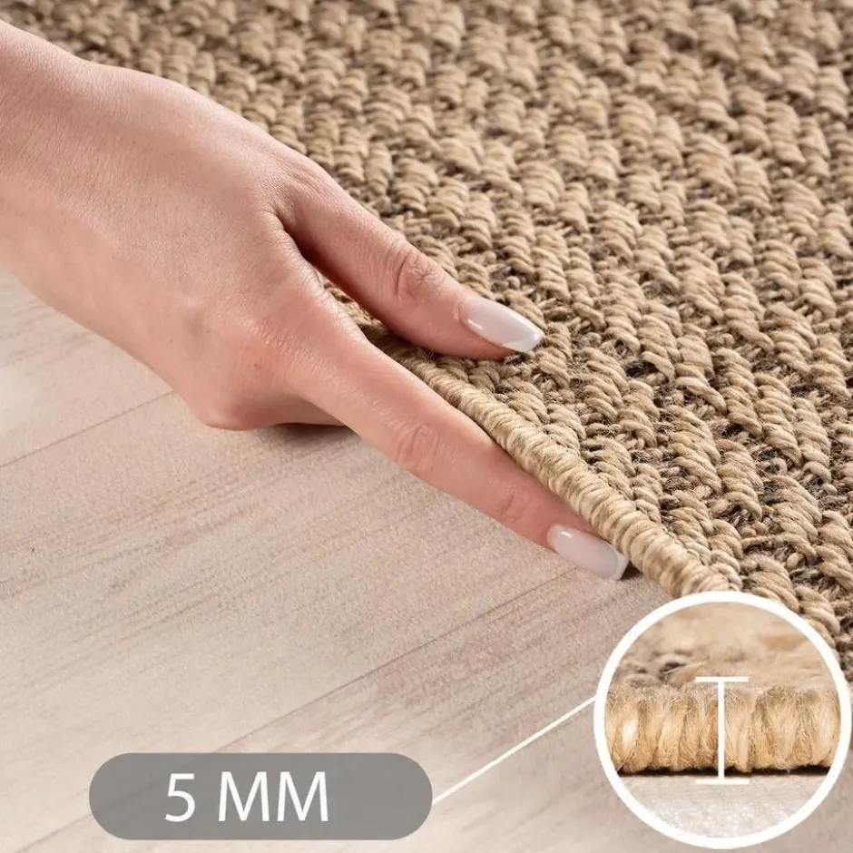 Buitenkleed Timber Style Jute Beige - 240x340 CM