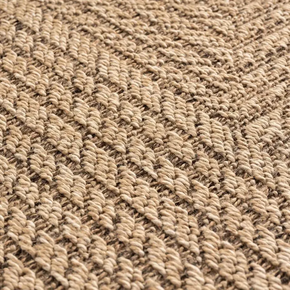 Buitenkleed Timber Style Jute Beige - 240x340 CM