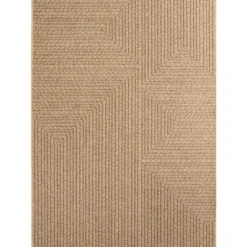 Buitenkleed Timber Style Jute Beige - 280x370 CM