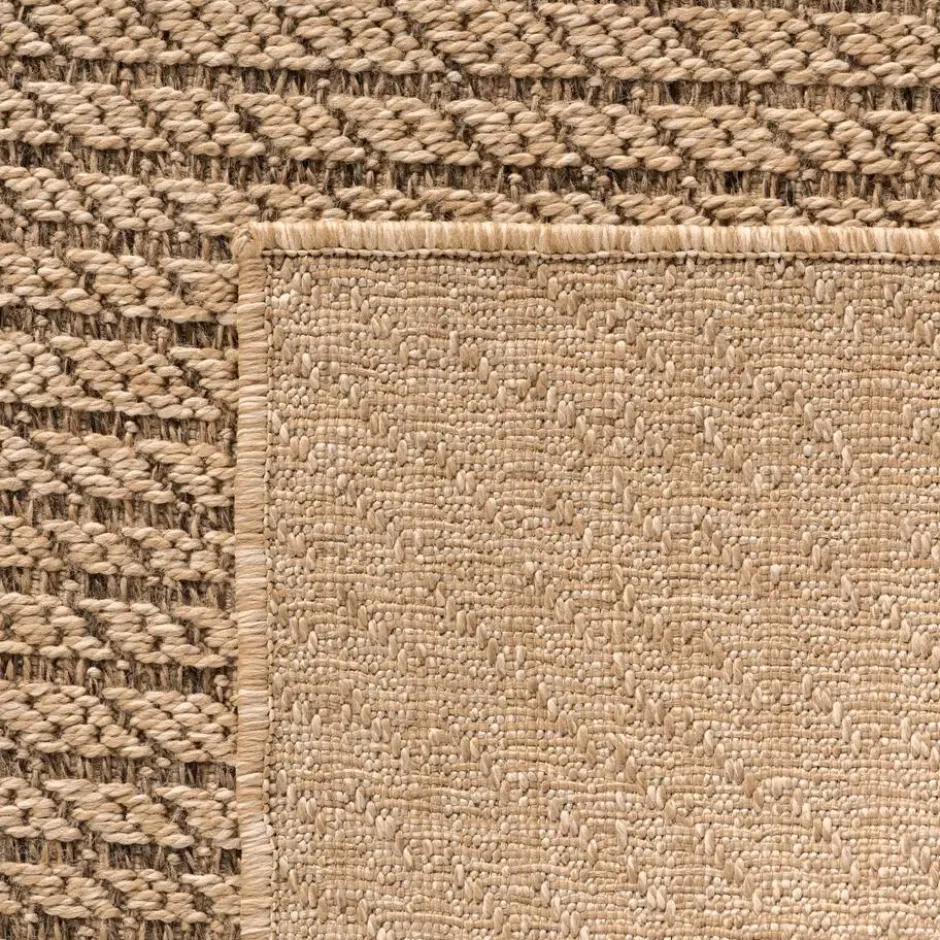 Buitenkleed Timber Style Jute Beige - 280x370 CM