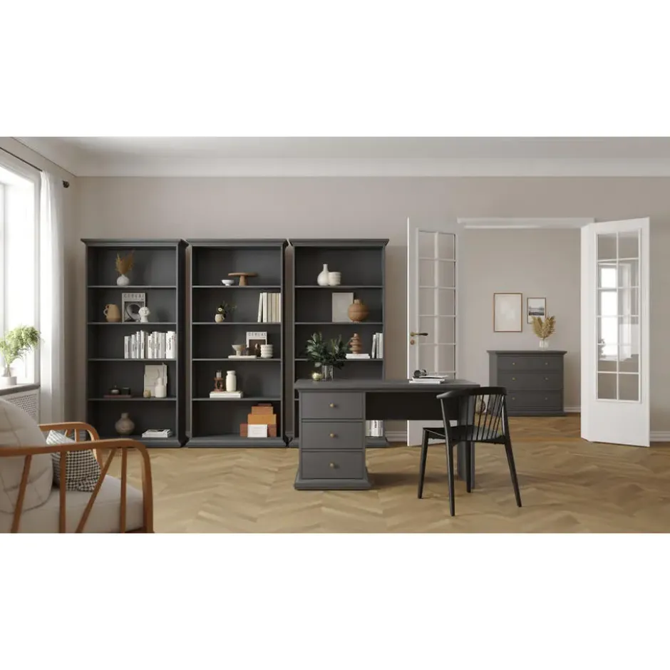 Bureau Grijs - 130x60x75cm - Paris