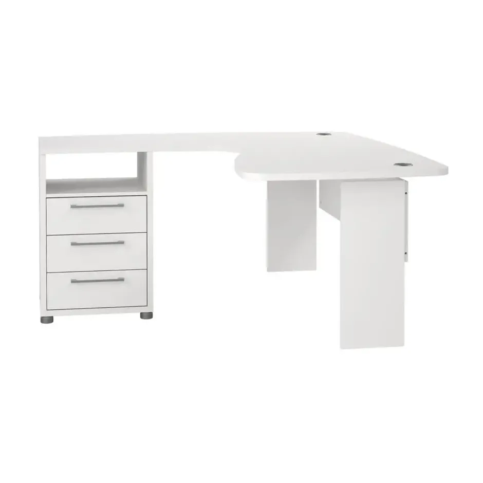 Bureau hoek Wit - 150x160x75cm - Prima