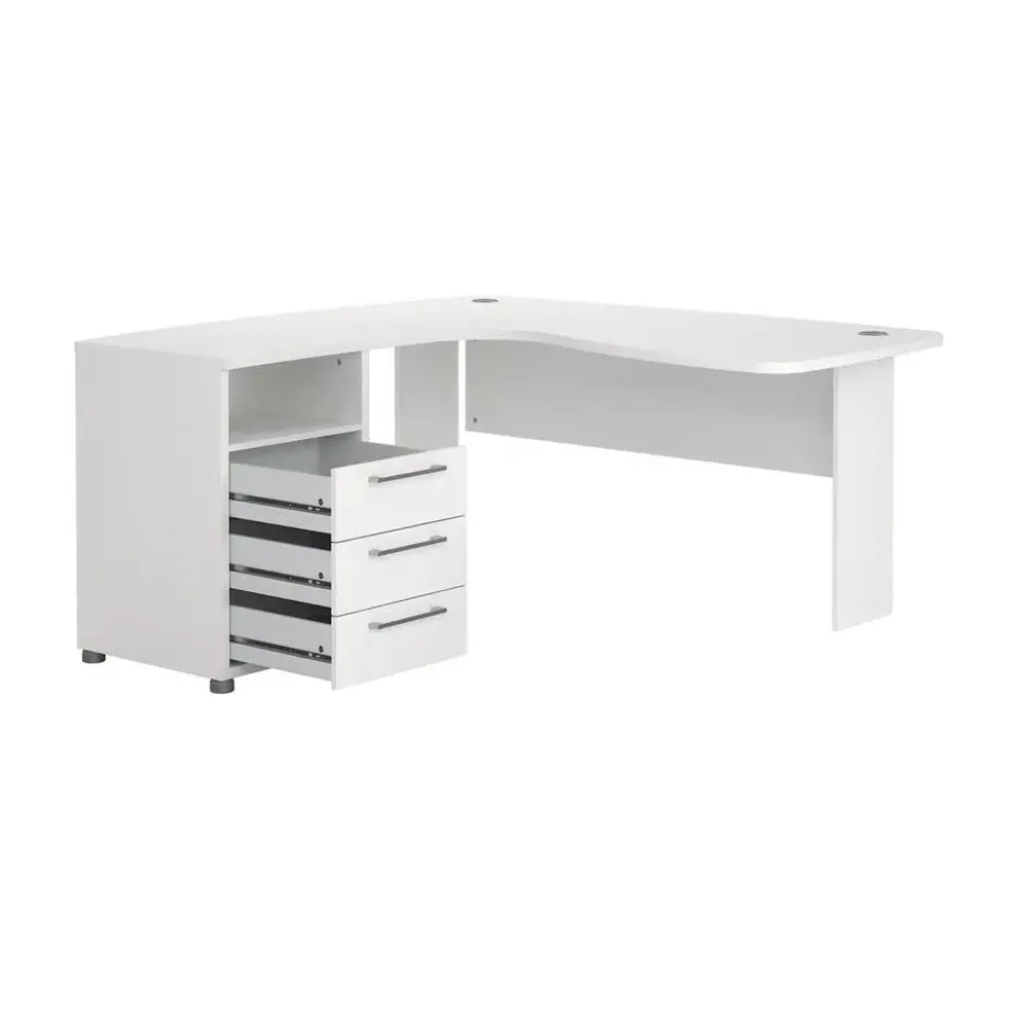 Bureau hoek Wit - 150x160x75cm - Prima