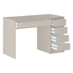 Bureau JENEMI - 120 cmx55 cmx76 cm - Beige Hout paneel