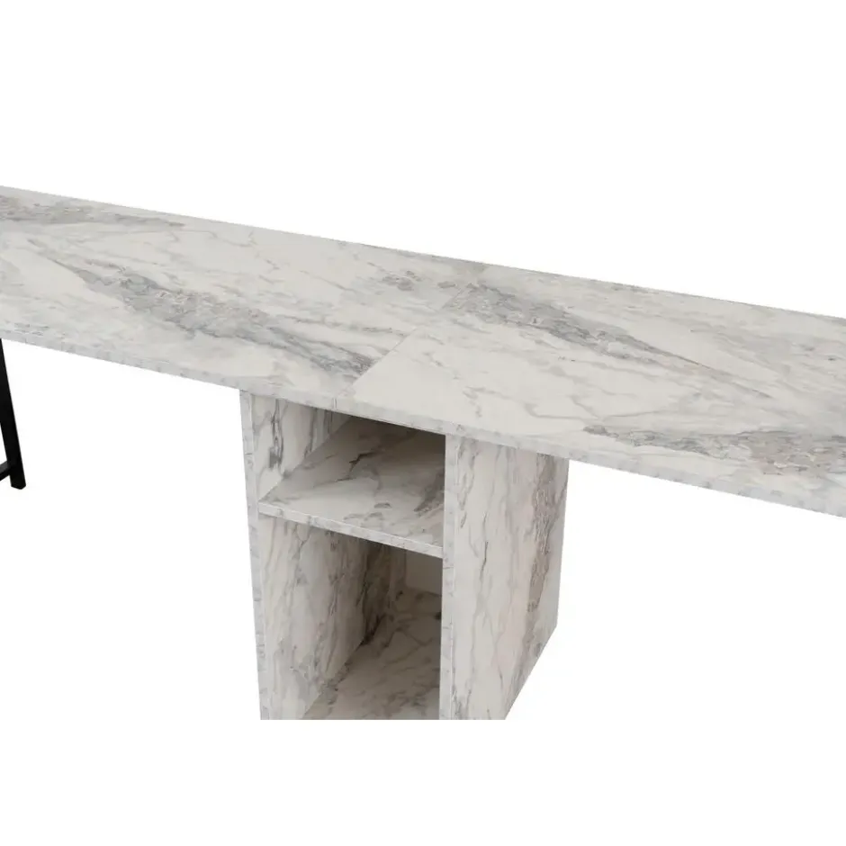 Bureau Marmerlook - 240x60x74cm - Twin