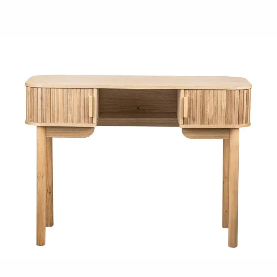 Bureau met 2 deuren van essen hout