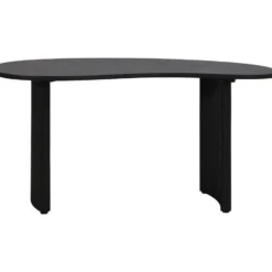 Bureau Nika - zwart - 75x160x80 cm