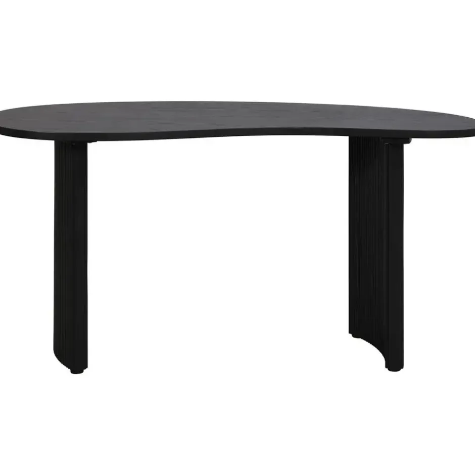 Bureau Nika - zwart - 75x160x80 cm