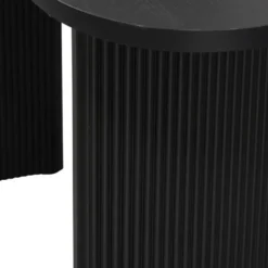 Bureau Nika - zwart - 75x160x80 cm