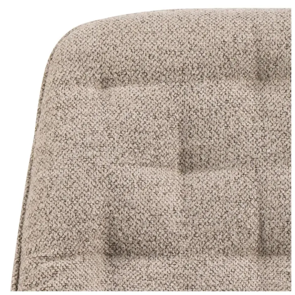 Bureaustoel Beige Stof - Zithoogte 57cm - Alleri