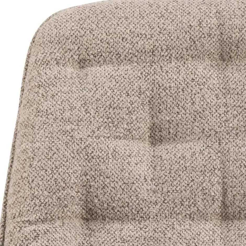 Bureaustoel Beige Stof - Zithoogte 57cm - Alleri
