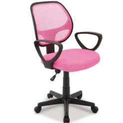 Bureaustoel Buritos - Solide, Verstelbaar en Ergonomisch - Roze