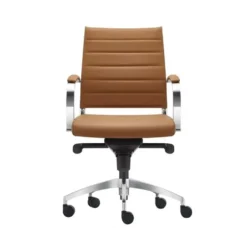 Bureaustoel Cádiz Cognac - 100% leder