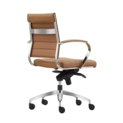 Bureaustoel Cádiz Cognac - 100% leder