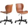 Bureaustoel Helgum - cognac