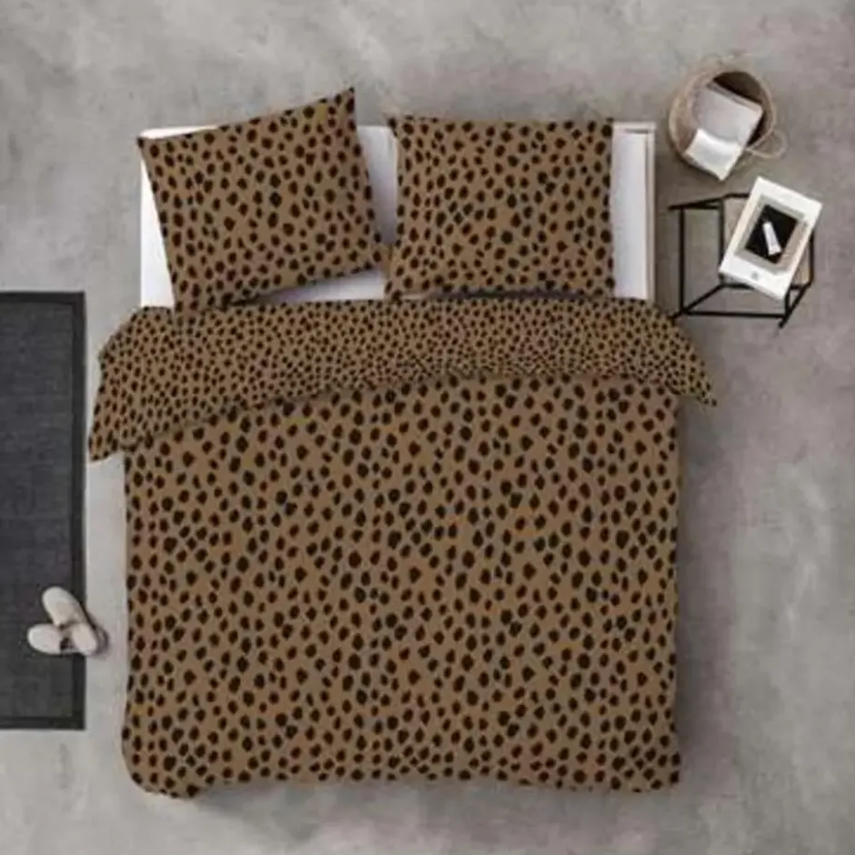 Byrklund - Dekbedovertrek Go Wild - 200x220 cm - Cognac